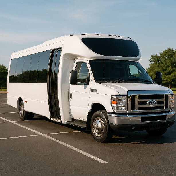 Cary Shuttle Bus Rentals 20 Passenger Shuttle Bus
