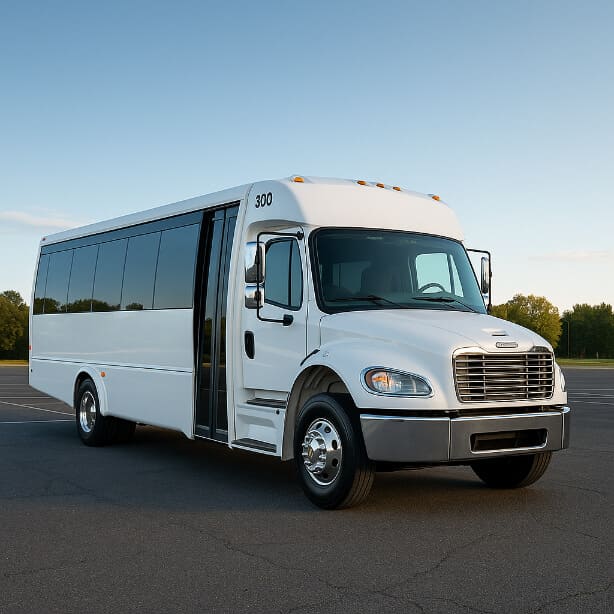 Cary Shuttle Bus Rentals 25 Passenger Shuttle Bus