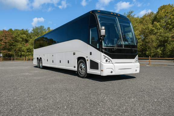 Cary Shuttle Bus Rentals 56 Passenger Shuttle Bus