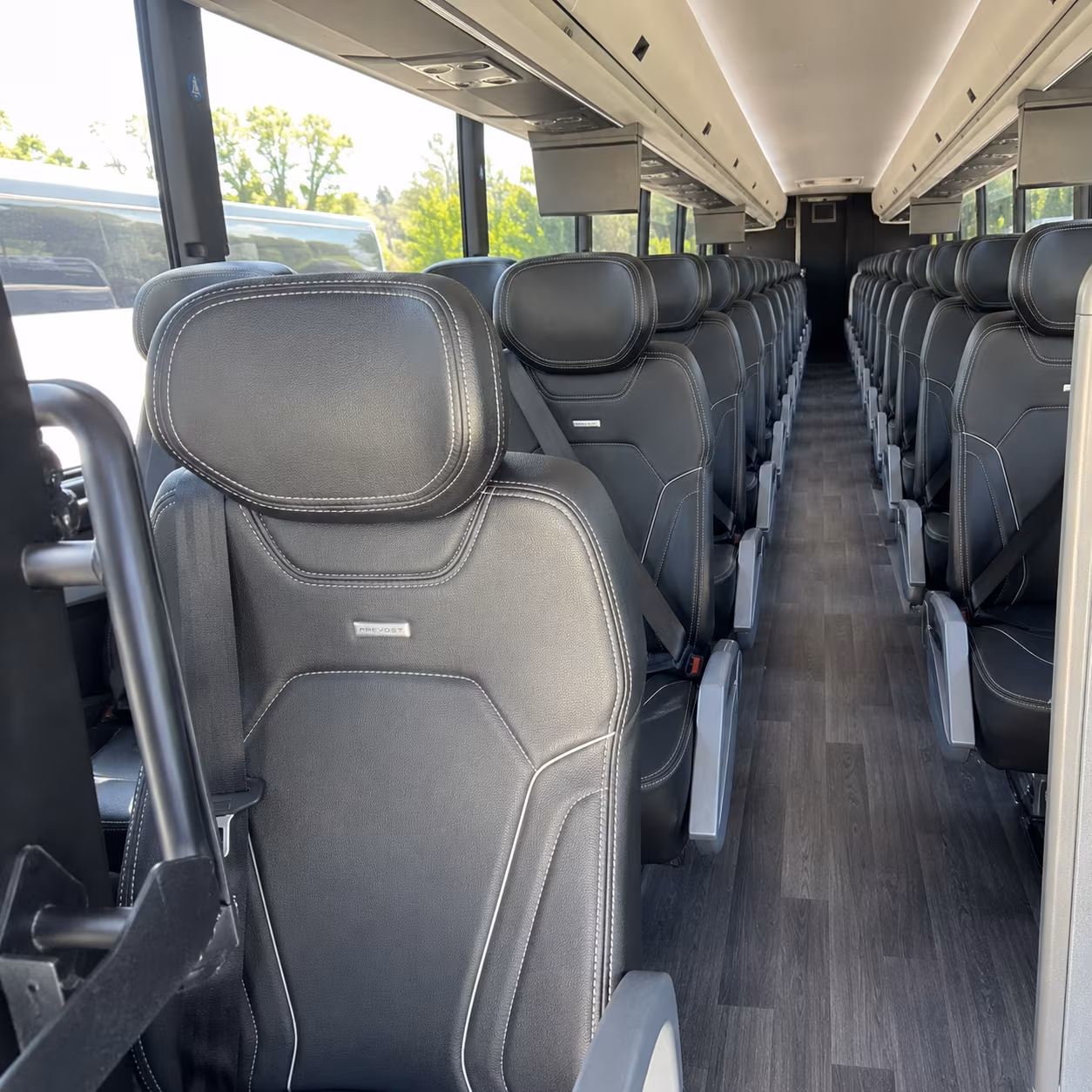 cary charter bus interior gallery