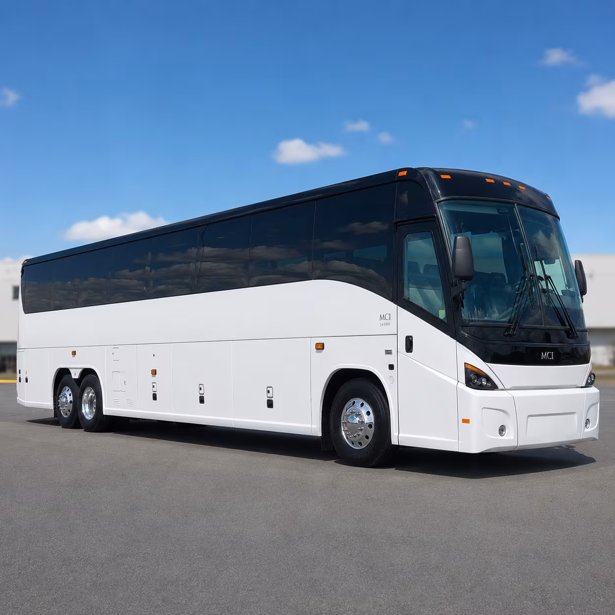 cary charter bus services exterior