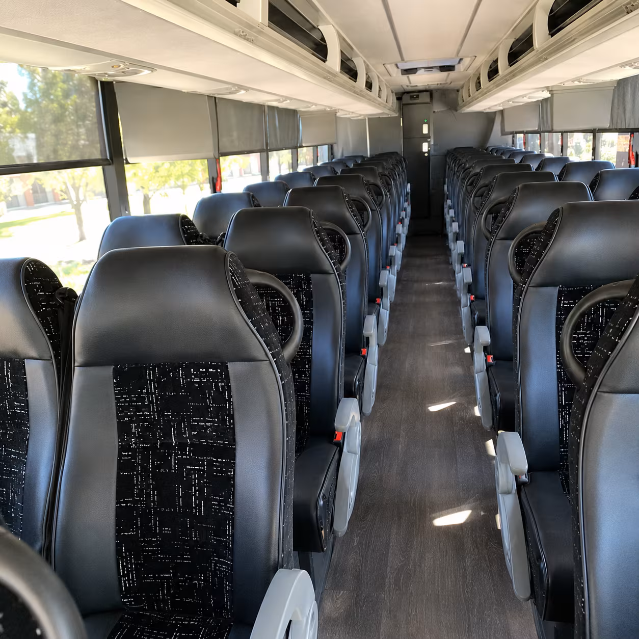 cary charter bus services inside