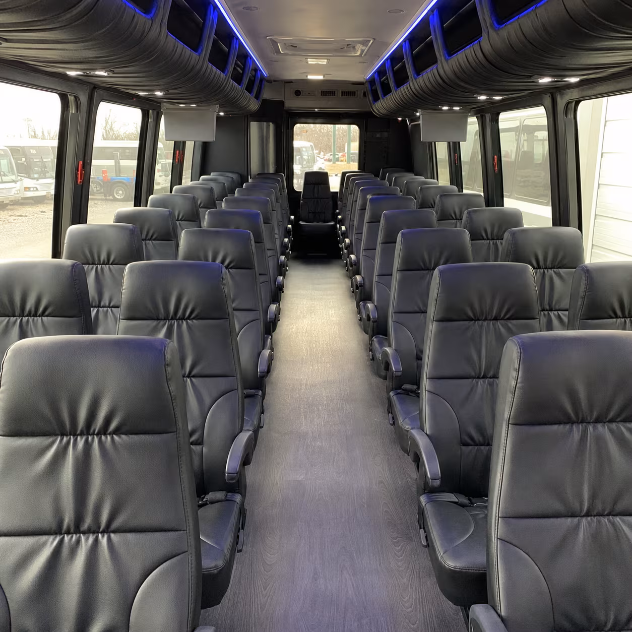 rent a bus for live music and private events around cary
